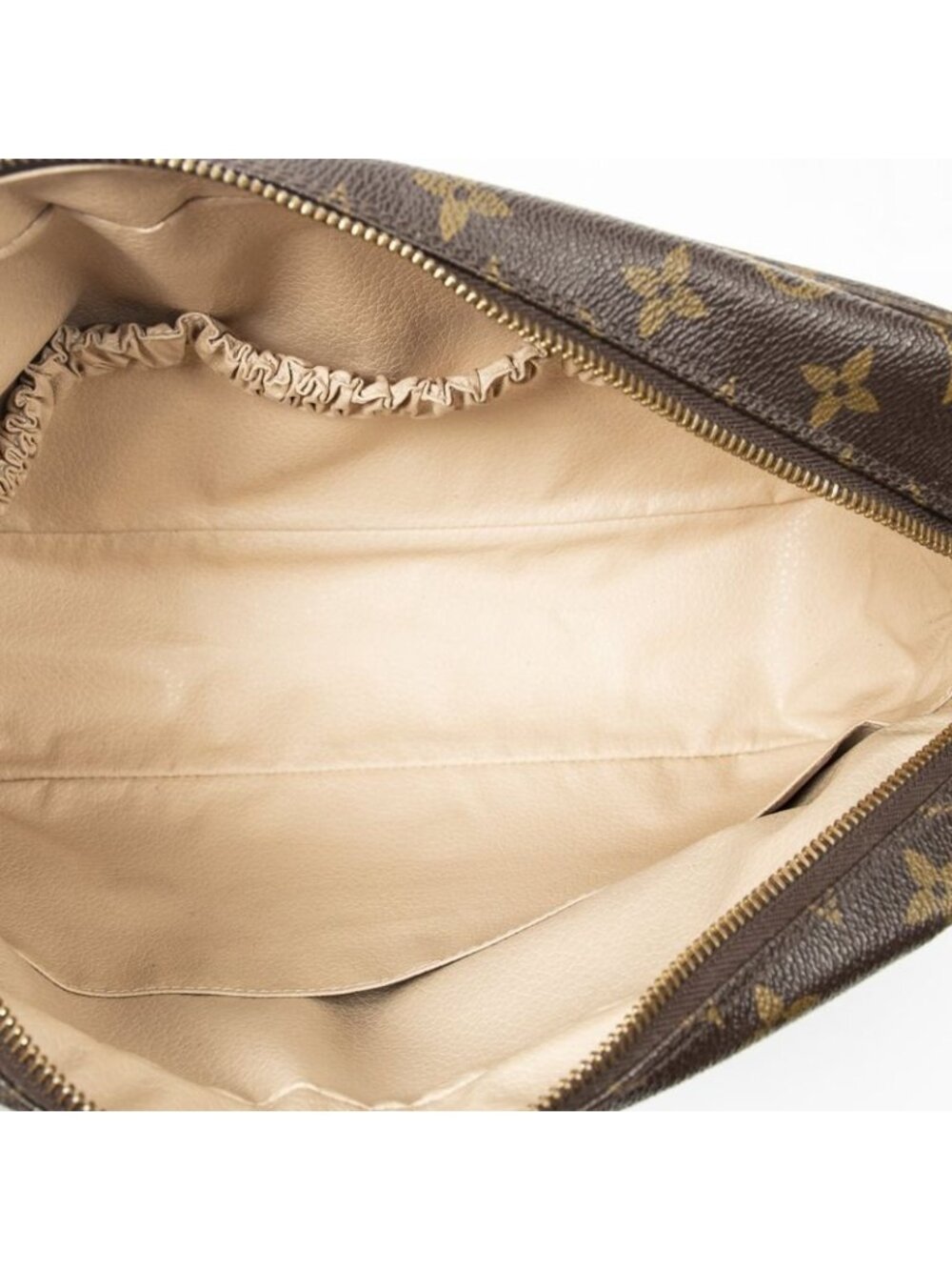 ★SOLD★ Louis Vuitton Toiletries Pouch Brown Monogram Canvas - Picture 9 of 10